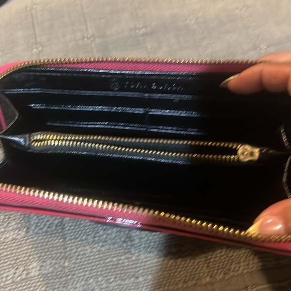 Tory Burch Vibrant Pink and Classic Black wallets sold separately 100 each - Picture 4 of 7